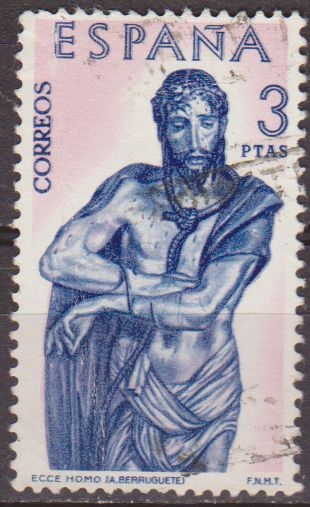 España 1962 1442 Sello º Pintor Alonso de Berruguete Ecce Homo Timbre Espagne Spain Spagna Espana Spanje Spanien 